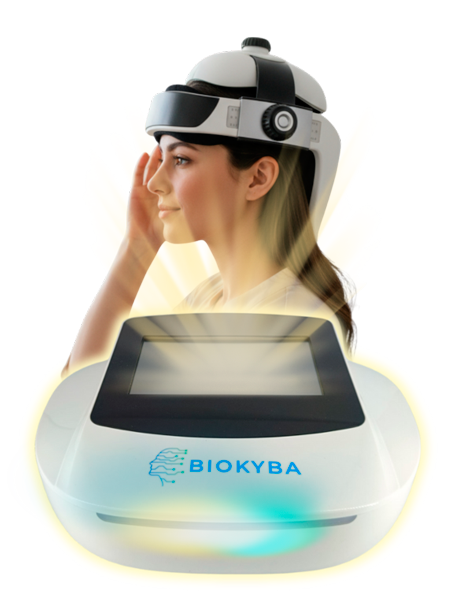 BIOKYBA BRAIN mujer con casco